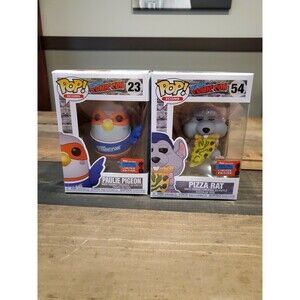 Lot Funko Pop! Pizza Rat with Blue Hat Paulie Pideon #23 54 2020 NYCC Exclusive